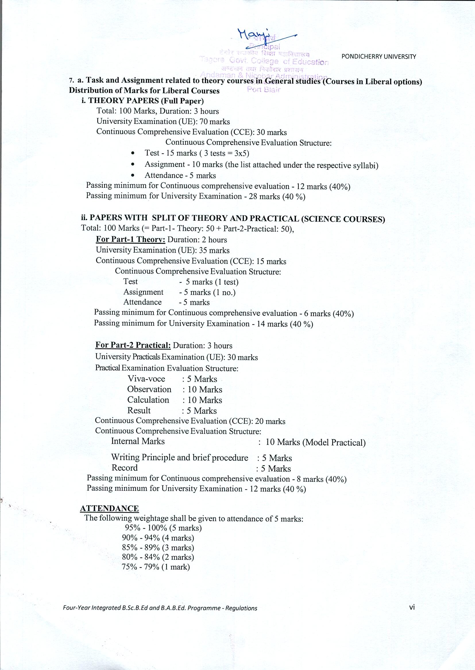 Examination schedule page 12